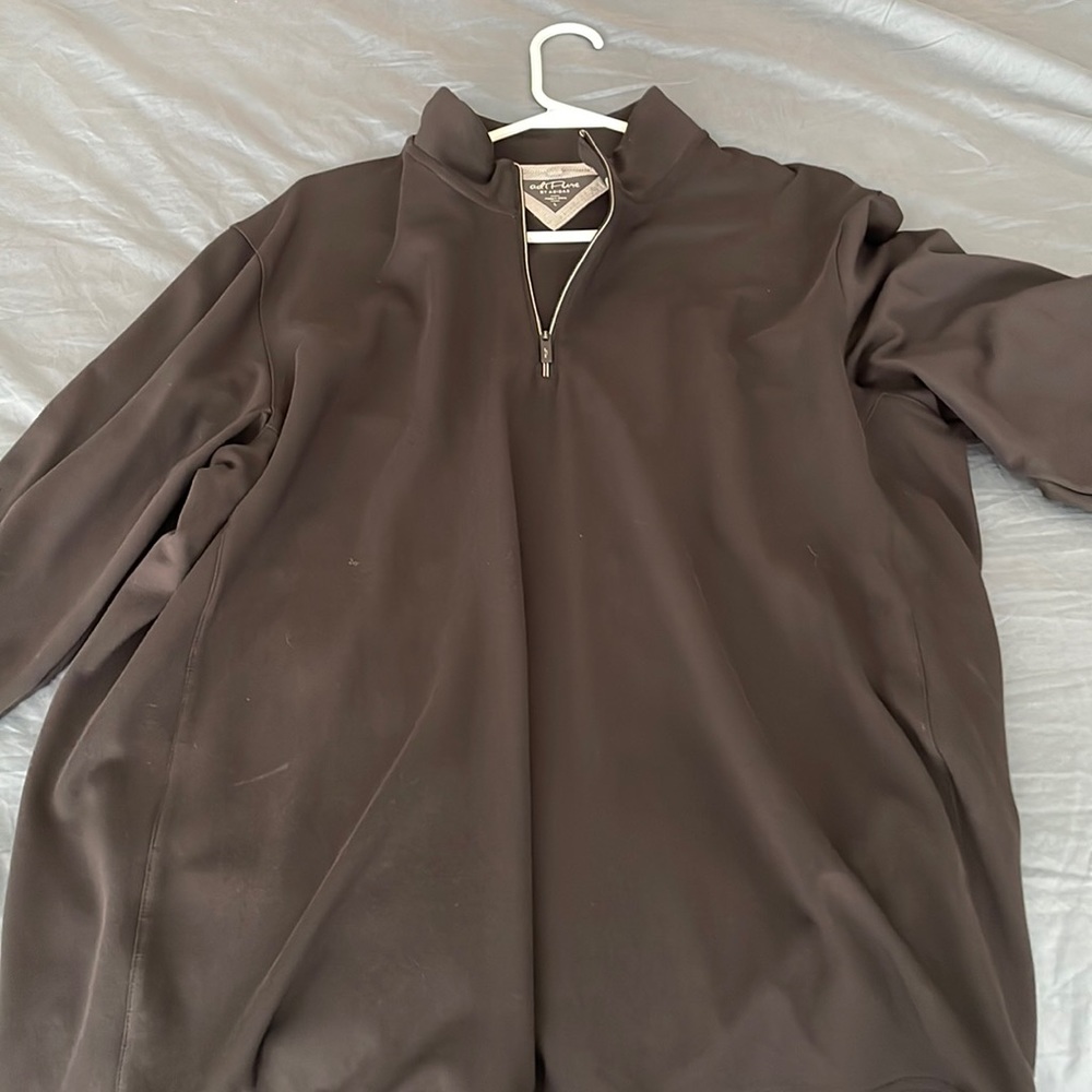 Adi Pure by Adidas Golf quarter zip polo
